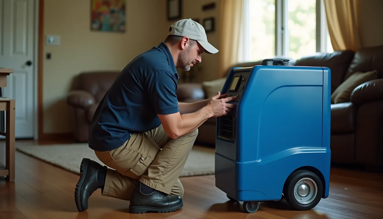 Water damage restoration service