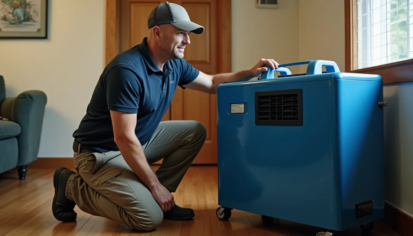 Water damage restoration service